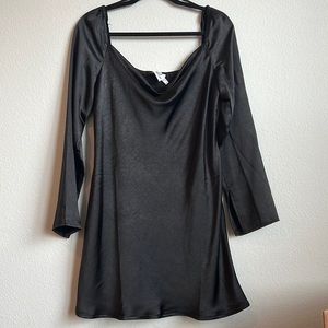 princess polly black mini dress